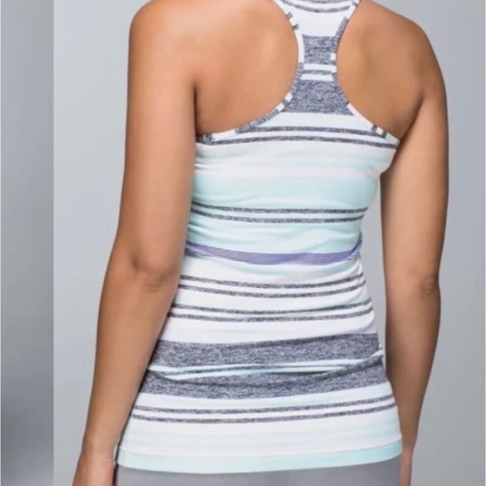Lululemon Cool Striped Racerback Tank Top
